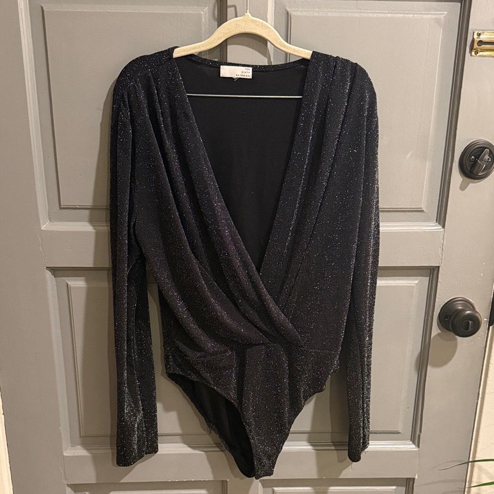 Ten Sixty Sherman Glittery Black Top